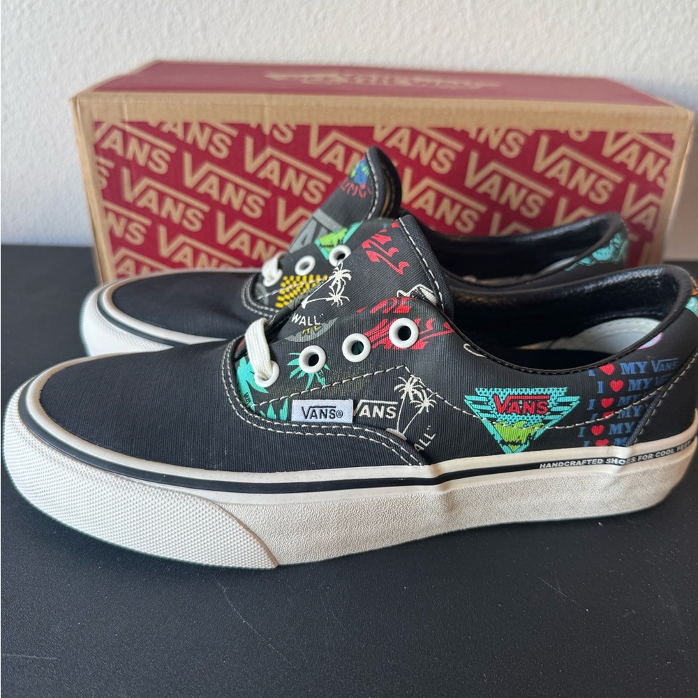 Size 5.5 Men’s / 7 Women’s - VANS Era Black/Multi - VN0A3MUHW95 (NEW)